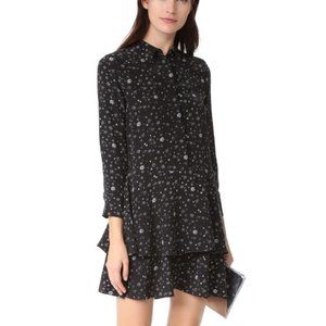 Equipment Natalia Star Print Silk Dress